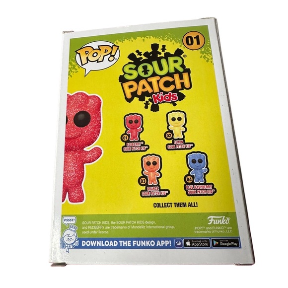 Funko Pop! Redberry Sour Patch Kid Vinyl Figure - Picture 3 of 7